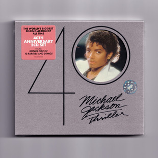 Michael Jackson 迈克尔杰克逊专辑 Thriller 40周年纪念版 2CD