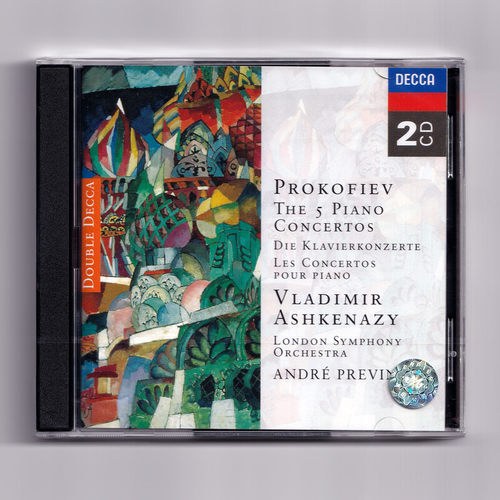 原装正版 普罗科菲耶夫 五首钢琴协奏曲 THE PIANO CONCERTOS 2CD