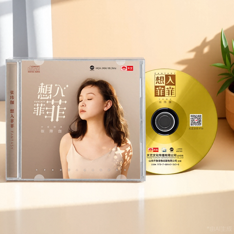 张玮伽 想入菲菲 CD 无损音质女声发烧HiFi鉴赏试音碟唱片