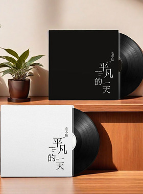 正版 毛不易专辑 平凡的一天 LP黑胶唱片 老式留声机12寸碟片唱盘