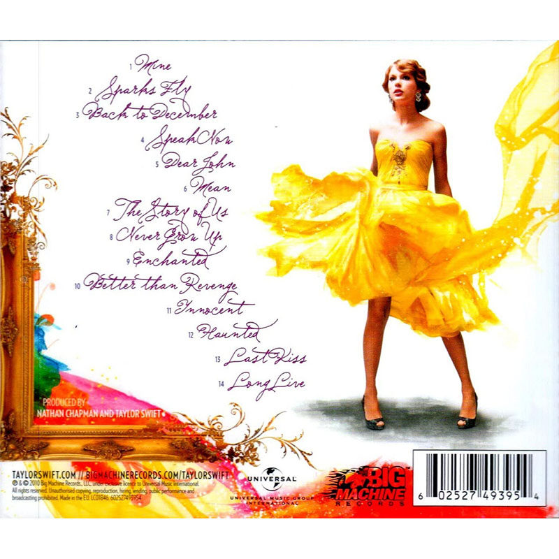 Taylor Swift Speak Now CD European Version Genuine - Taobao product photo 2