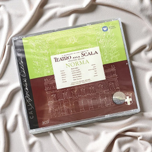 正版 玛丽亚卡拉斯 Maria Callas 贝利尼 歌剧 诺尔玛1960 CD唱片