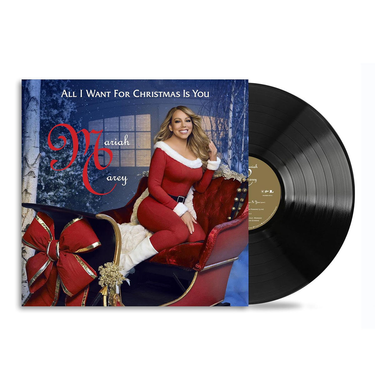 欧版 牛姐 Mariah Carey 玛丽亚凯莉 圣诞歌曲音乐专辑 黑胶唱片