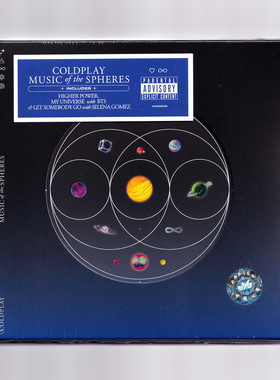 欧版 酷玩乐队专辑 COLDPLAY MUSIC OF THE SPHERES 正版CD唱片
