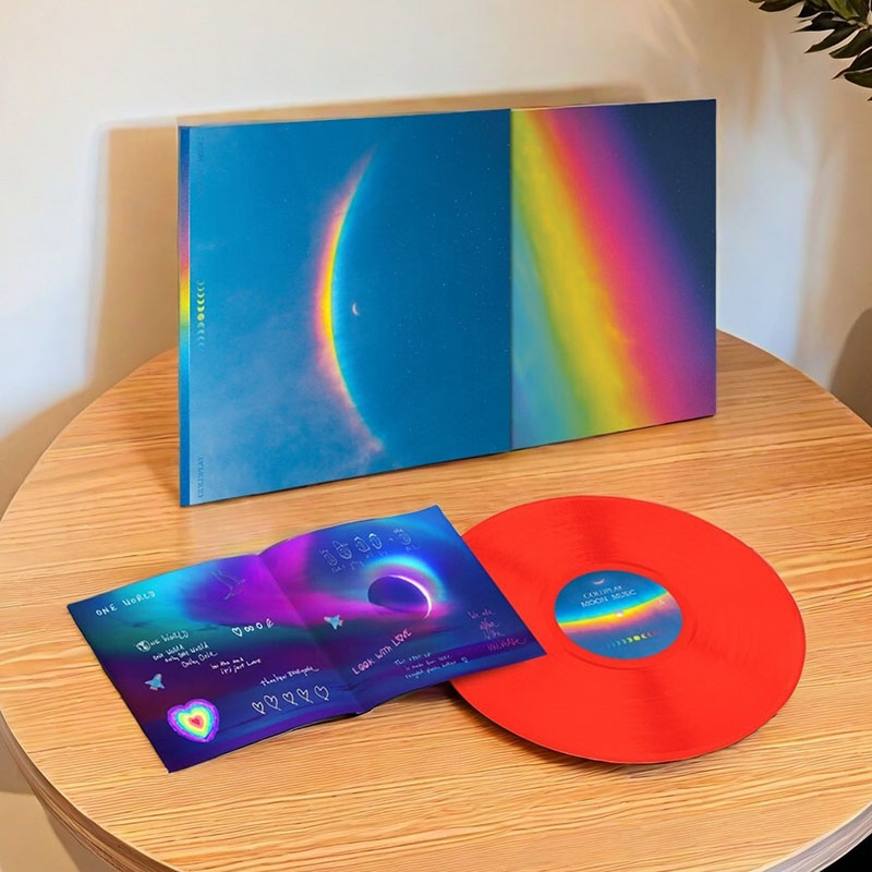 欧版 酷玩乐队 Coldplay专辑 Moon Music 黑胶唱片 12寸彩胶 正版