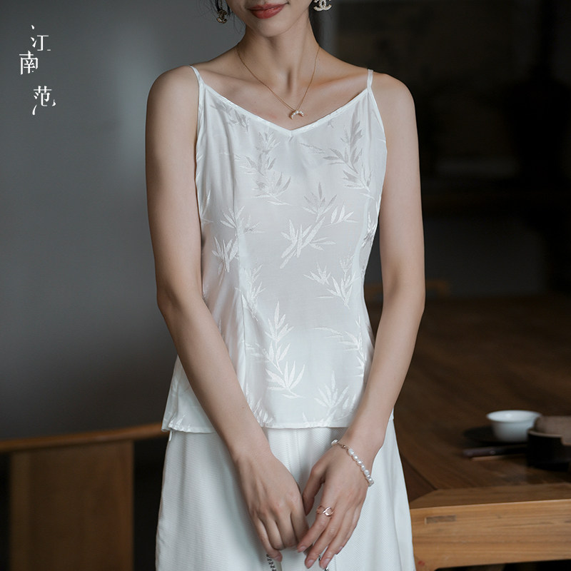 新中式改良背心吊带中式图片