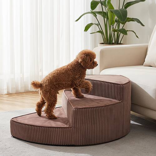 小型犬防滑可拆洗旋转宠物爬梯