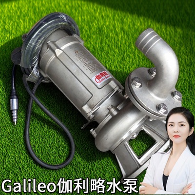 潜水排潜污泵进口小型全220扬程大30416排污水电泵不锈钢提升泵