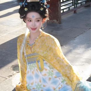 汉服 网红款 月桂 套装 唐制复原齐胸破裙日常仙气汉服女夏季 新款