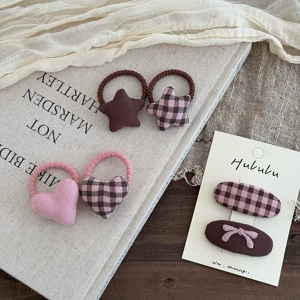 满大爸爸儿童粉咖格子星星爱心发圈女孩甜美格纹蝴蝶结BB夹刘海夹,童装/婴儿装/亲子装,发饰,淘宝优惠券,粉丝福利购,淘宝优惠卷