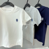 夏季 了 新款 儿童纯棉短袖 潮白色 T恤男童女童宝宝半袖 太经典