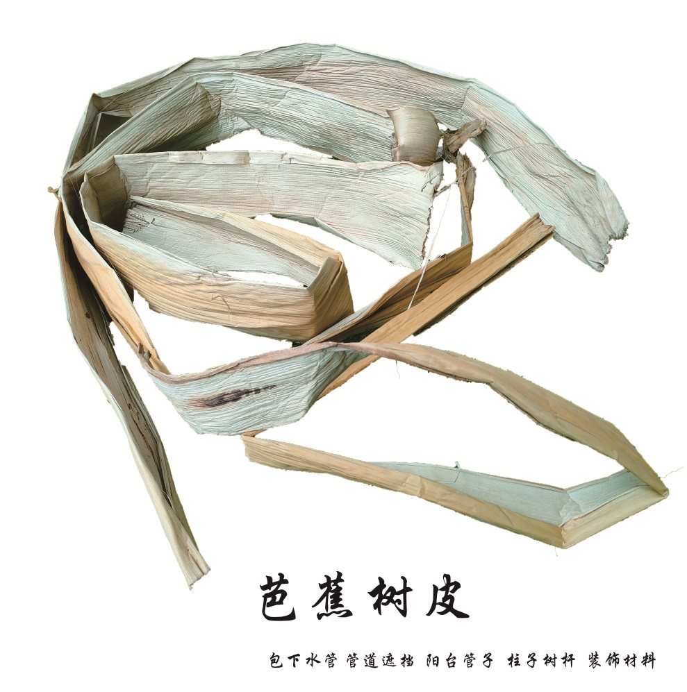 干芭蕉树皮香蕉树皮仿真芭蕉树香蕉树外膜仿真树装饰材料