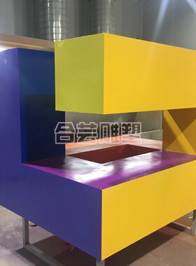 定制玻璃钢长椅商场座椅不锈钢坐凳雕塑广场树池户外创意公园摆件