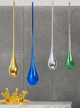 售楼处大堂吊装水滴雕塑挂件