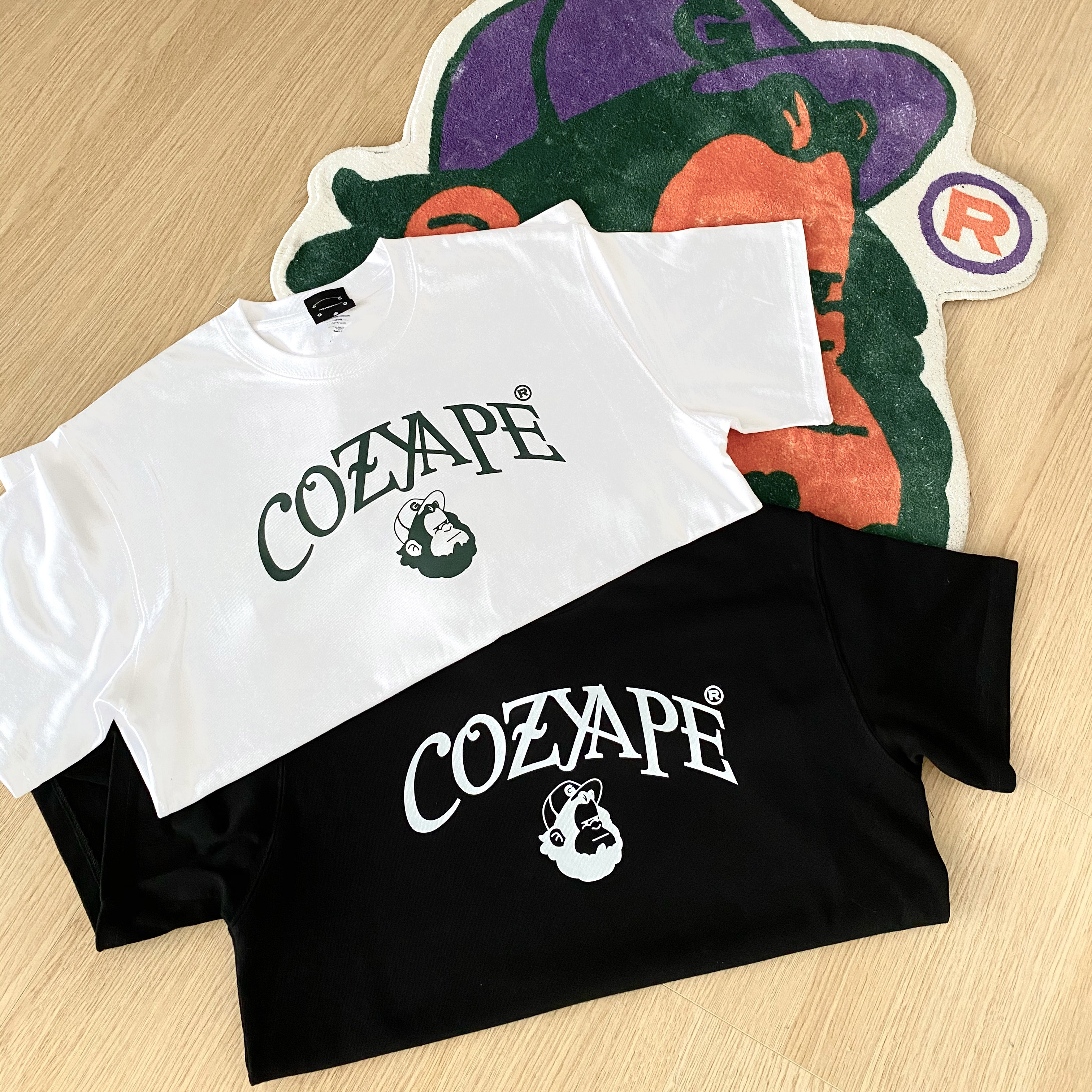 cozyape原创短袖T恤潮流美式国潮上衣男女街头纯棉圆领