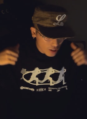 原创“市井”重磅纯棉 小领口T恤 数码直喷 亚文化男女学生短袖