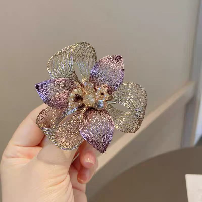 花朵胸针女气质优雅胸花别针两用毛衣西装配饰