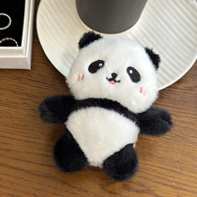 小熊猫玩偶挂件胸针超可爱卡通毛绒玩具公仔别针配饰装饰品