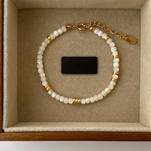 珍珠手链串珠叠戴手串饰品