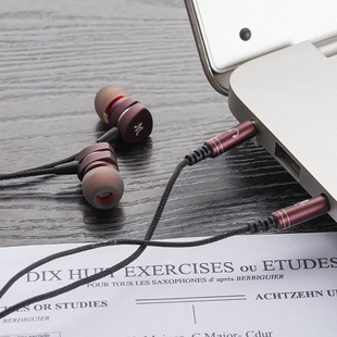 降噪吃鸡英雄联盟 note3手机xt版 魅耳M8重低音6耳机入耳式 mix2原装