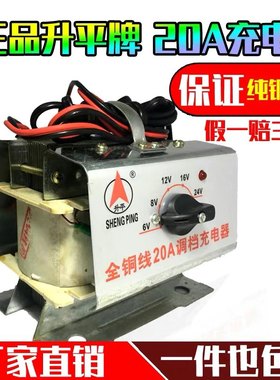升平纯铜6V12V24V老式充电器快速充电动车汽车摩托电瓶全铜充电器