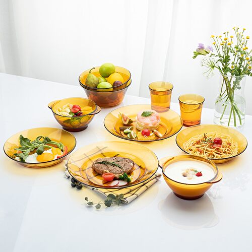 法国进口餐具碗duralex钢化玻璃