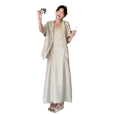 新款法式短袖外套吊带裙套装2C0958833P145K208，女装套装/套裙，2C095
