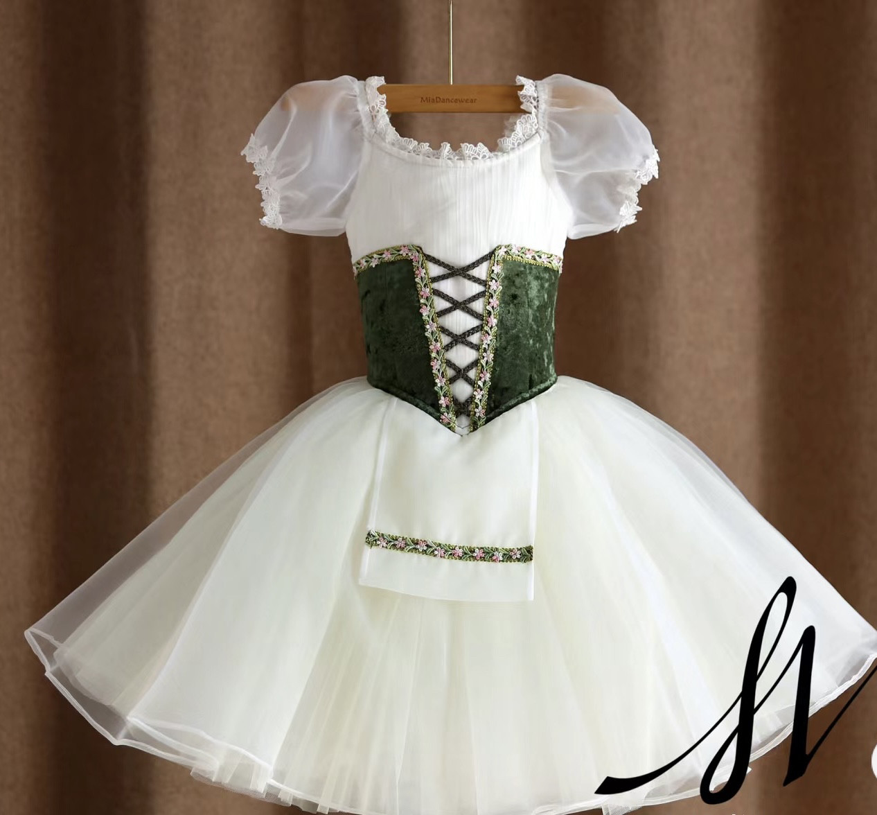 芭蕾舞裙演出服儿童葛蓓利亚关不住的女儿吉赛尔长纱裙女童蓬蓬裙