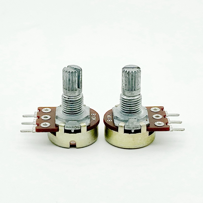 Alpha单联音量电位器B10K带中点