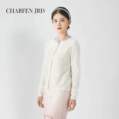 CHARFEN冬季新款浪漫圆领