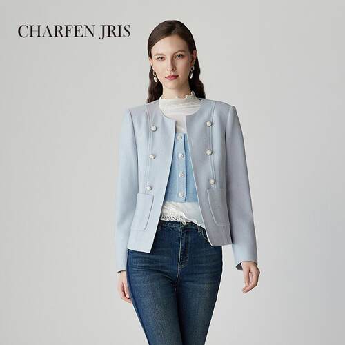 CHARFEN春季新款小香风短款外套