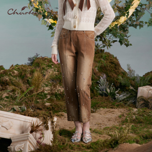 朝峰气质显高直筒哈伦牛仔裤 8023P 女CFD3C816