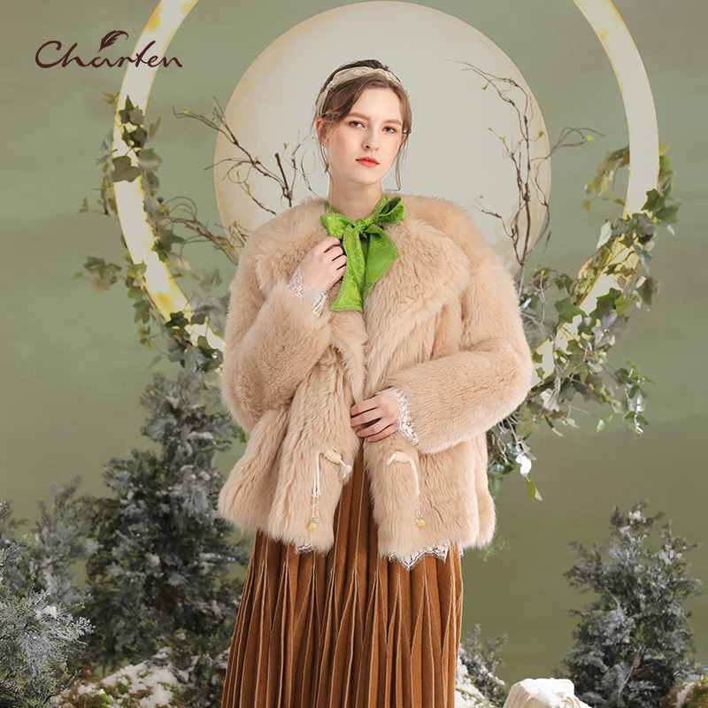 气质轻奢保暖长袖宽松外套大衣女