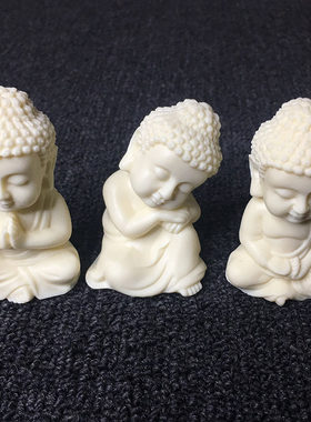 商海经释迦三宝小萌佛桌面摆件