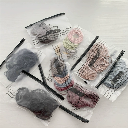 100 -й наряд жесткий!Простой твердый цвет маленький круг мелкий модель дикая веревка для волос резиновая полоса базовая модель веревка головки