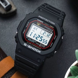 5000 DW5600 GSHOCK周年李宁联名手表男 卡西欧50周年原点方块