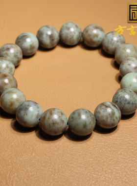 方言和田玉且末桂花糕糖青花手串