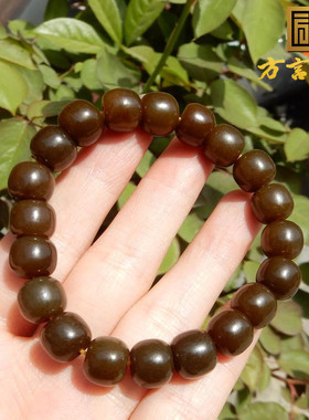 新疆且末料红糖玉10mm老型珠手串