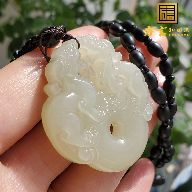 佩戴新疆且末山料貔貅守护方言