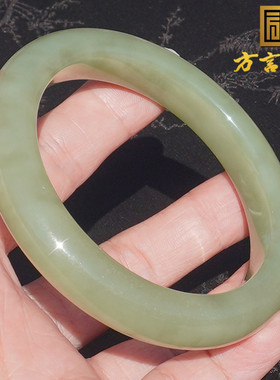 方言和田玉新疆油润青黄口料手镯