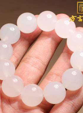 方言宝石光金丝玉16mm圆珠手链