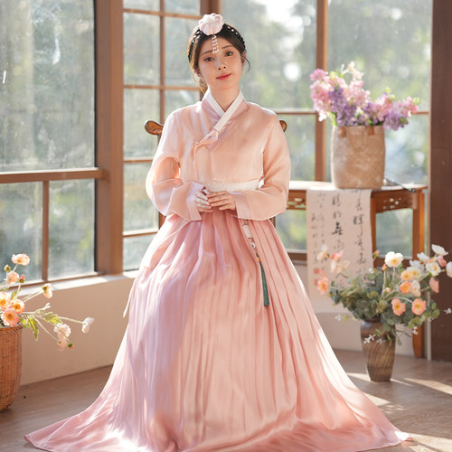 汉月坊涤纶新款韩服朝鲜服