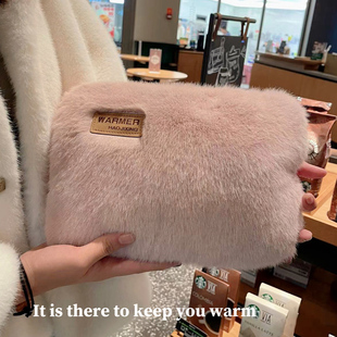 热水袋充电式防爆正品煖宝宝女生宿舍可拆洗电暖宝冬季毛绒暖手宝