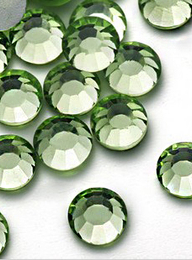 国产平底钻国贸AA级PERIDOT浅绿美甲水钻手机贴钻整批DIY包邮配件