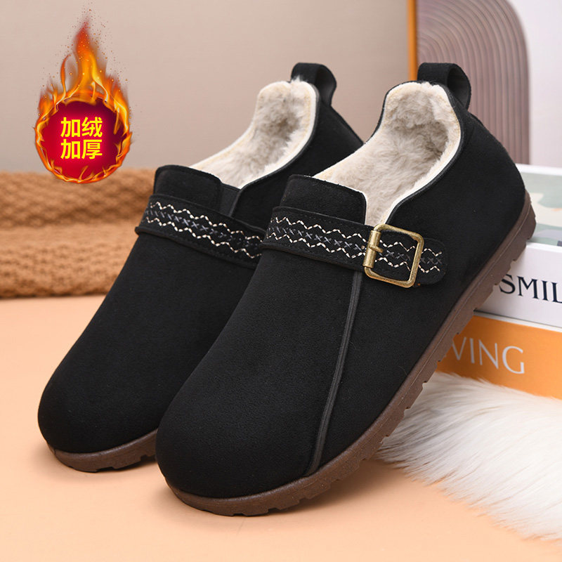 冬季老北京棉鞋女加绒保暖妈妈鞋棉靴加厚防滑软底女士勃肯鞋防寒,女鞋,棉鞋,淘宝优惠券,粉丝福利购,淘宝优惠卷