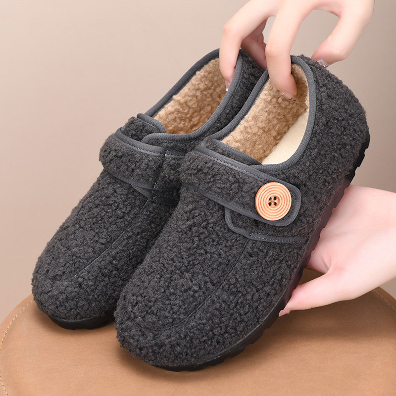 老北京棉鞋女冬季加绒保暖毛毛鞋加厚防滑豆豆鞋平底休闲妈妈棉靴,女鞋,棉鞋,淘宝优惠券,粉丝福利购,淘宝优惠卷