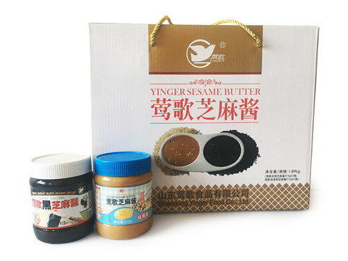 黑芝麻酱3瓶 白芝麻酱3瓶  产地发货 馈赠佳
