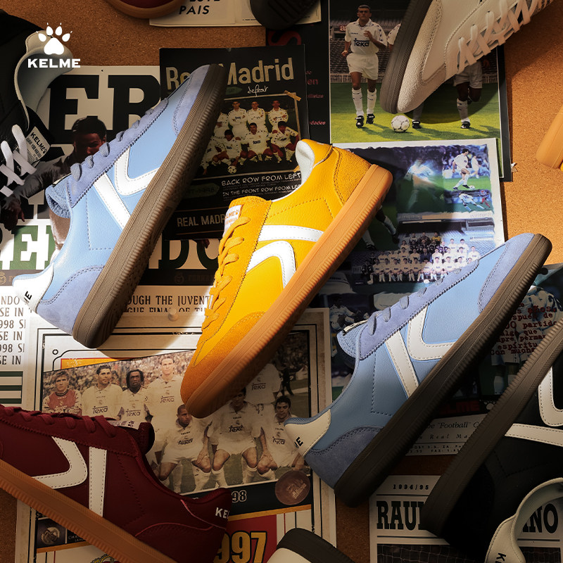 KELME卡尔美德训鞋女款2025春季新款鞋子男休闲百搭情侣款小白鞋