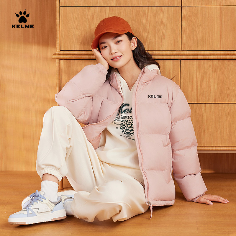 KELME卡尔美短款棉服女冬季新款休闲棉袄防风加厚保暖面包服外套,运动服/休闲服装,运动棉衣,淘宝优惠券,粉丝福利购,淘宝优惠卷