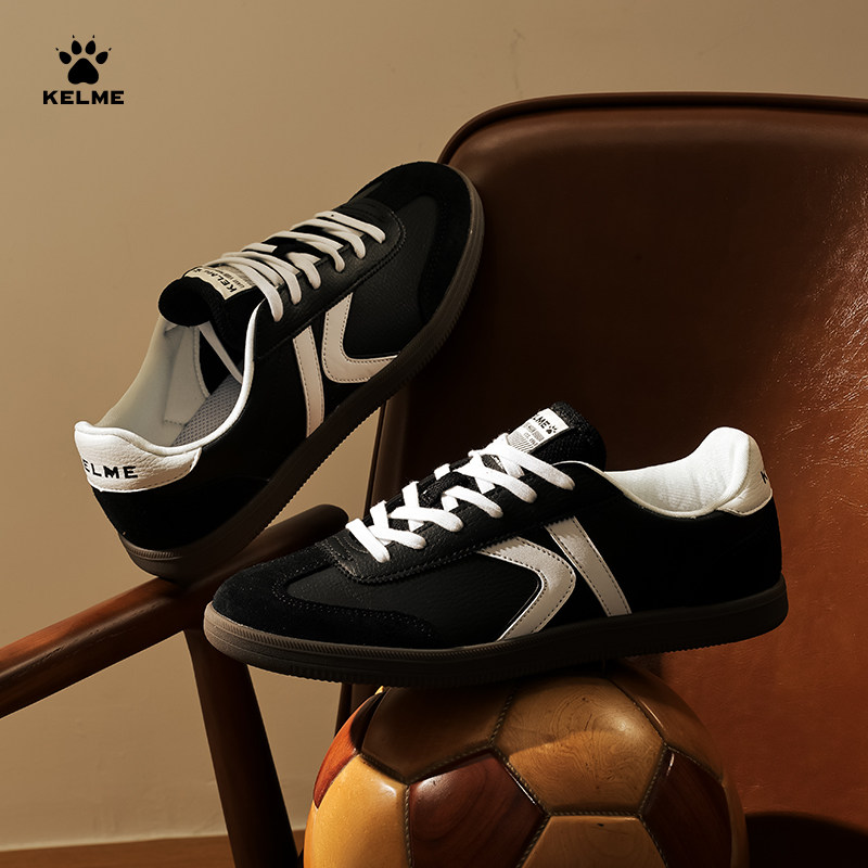 KELME卡尔美德训鞋女款2025春季新款鞋子男休闲百搭情侣款小白鞋